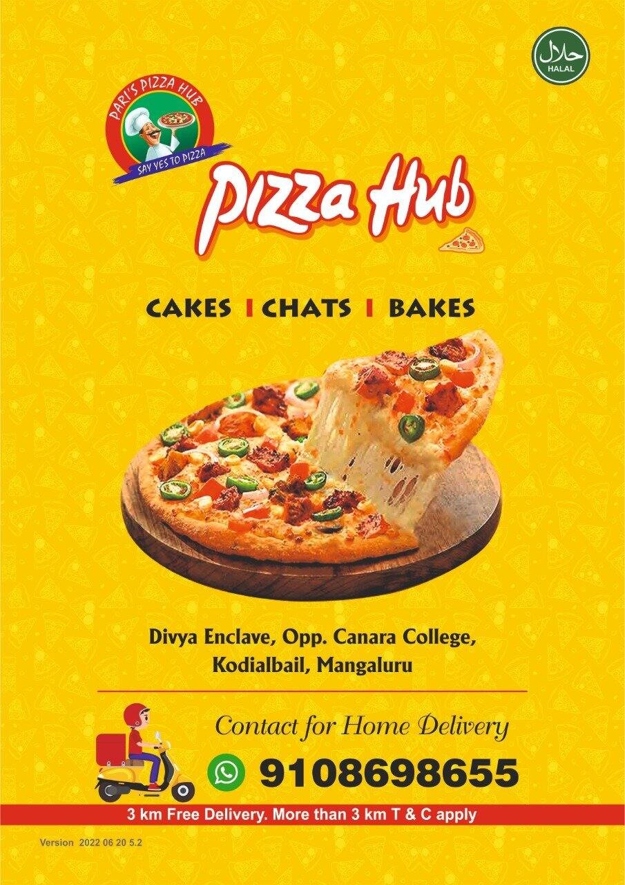 Menu of Pizza Hub, Kodailbail, Mangalore