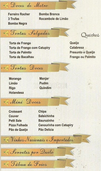 Flor Das Américas Arte Doce Dos Pães cardápio