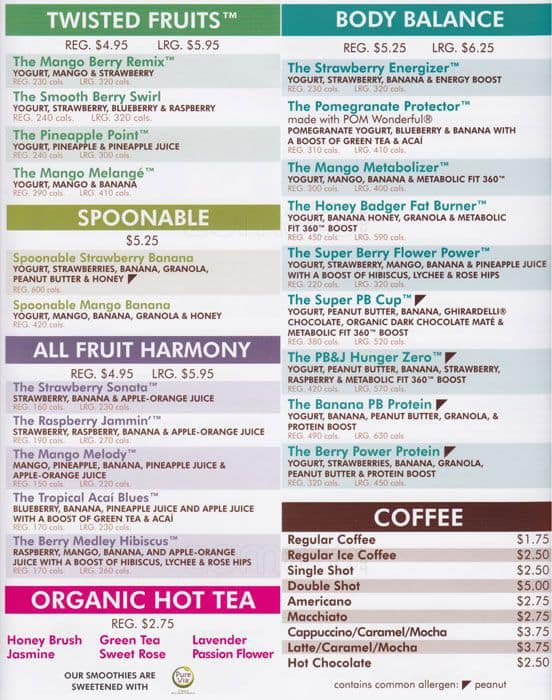 Red Mango Menu Menu For Red Mango Brooklyn Heights New York City Urbanspoonzomato 3825