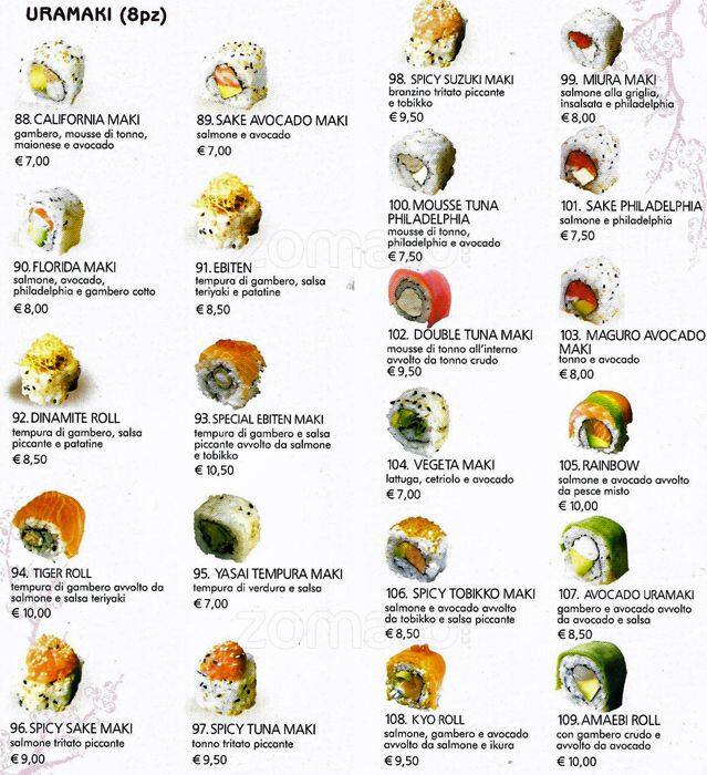 Menu di Nuovokyo 