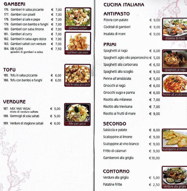 Menu di Nuovokyo 