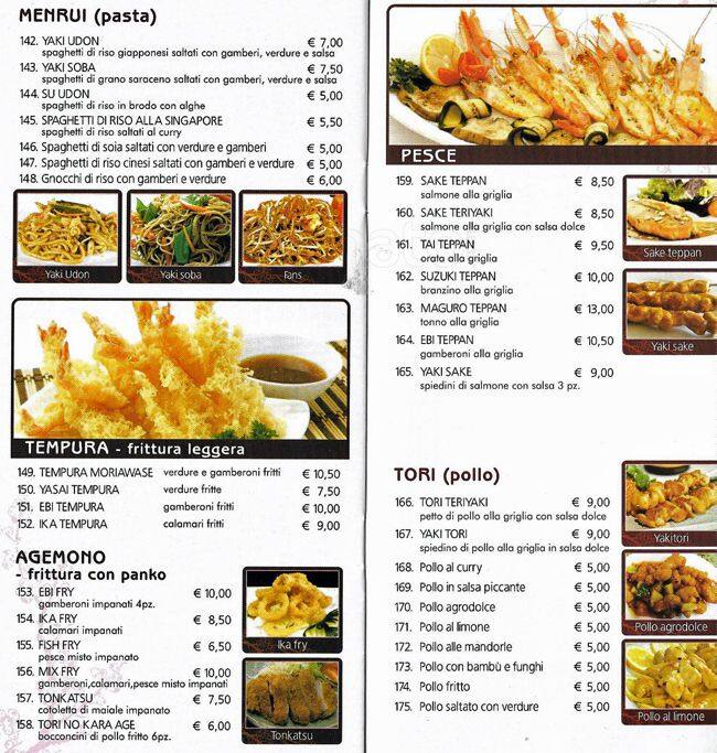 Menu di Nuovokyo 