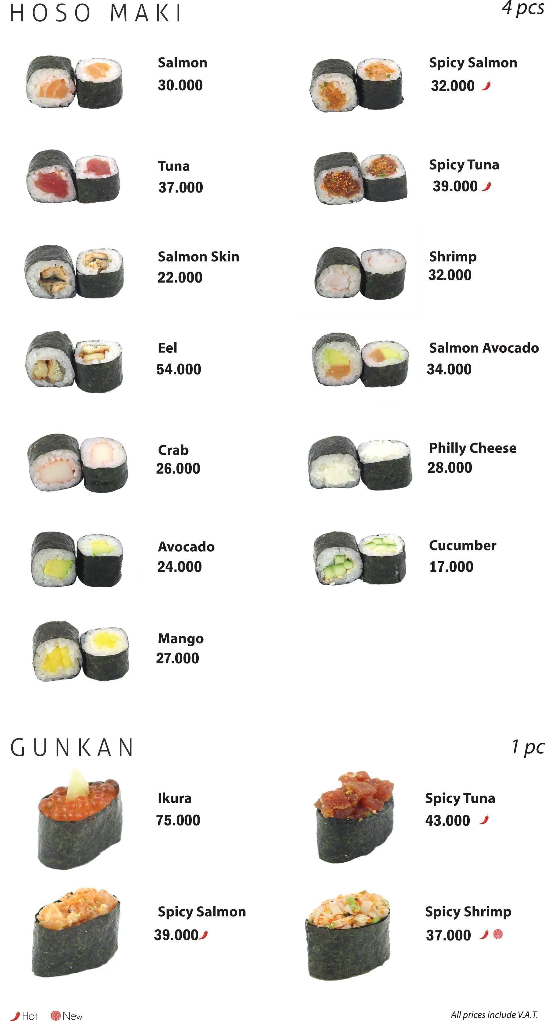 Yoshi menu