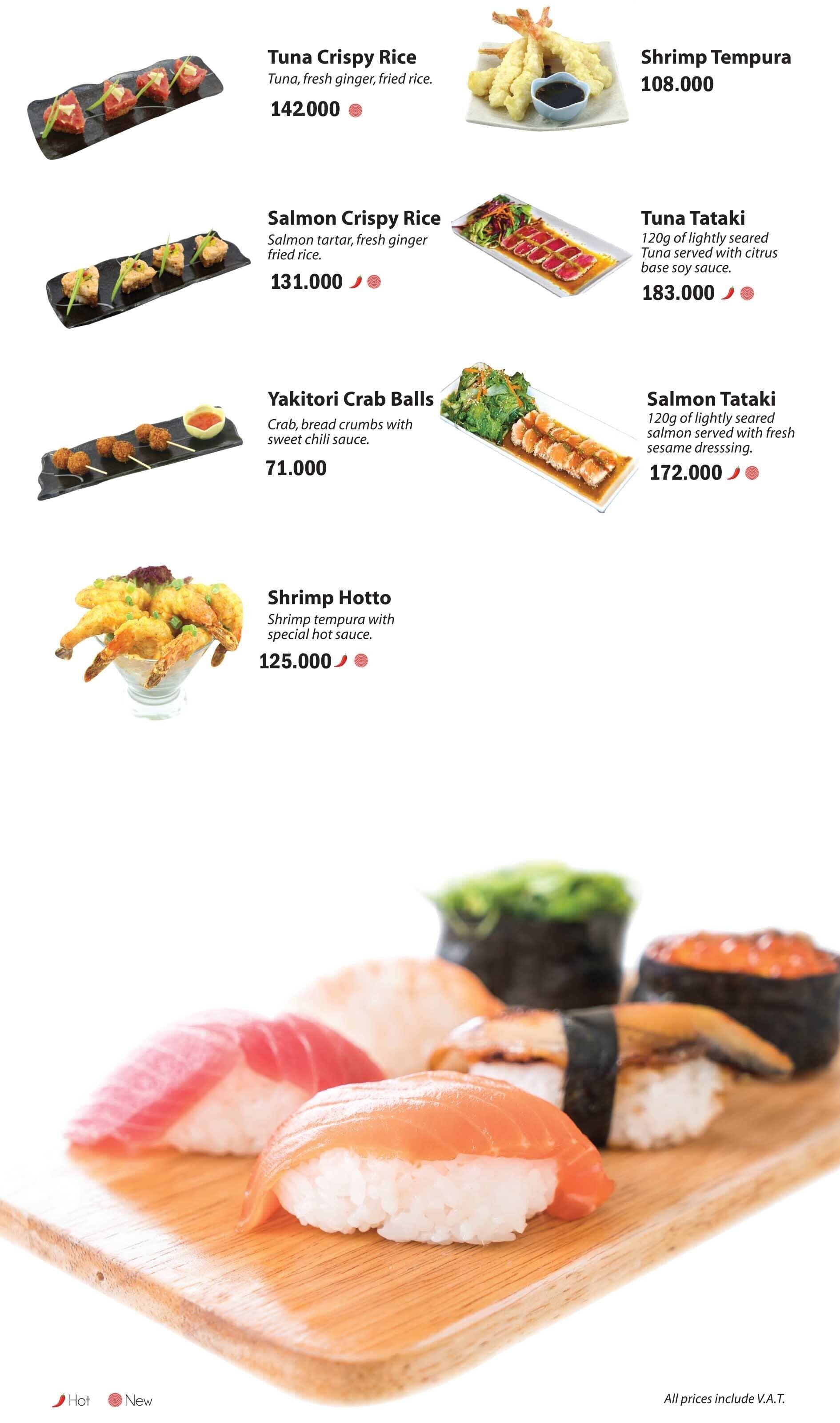 Yoshi menu