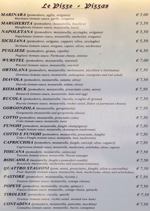 Menu di Rocking Horse 