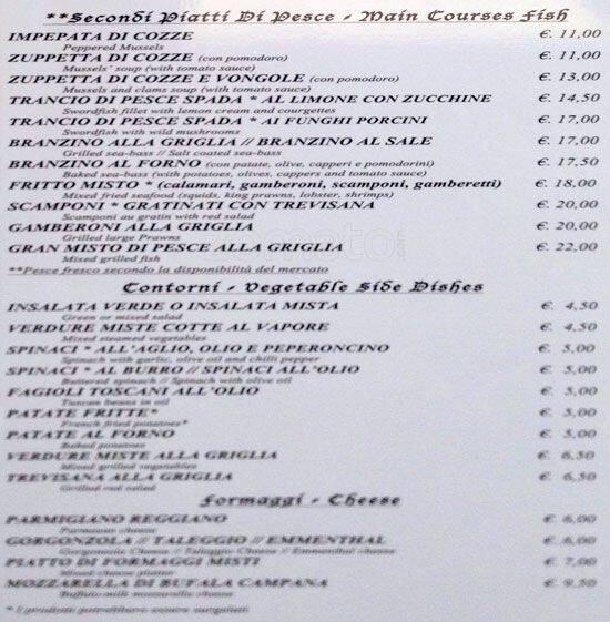 Menu di Rocking Horse 