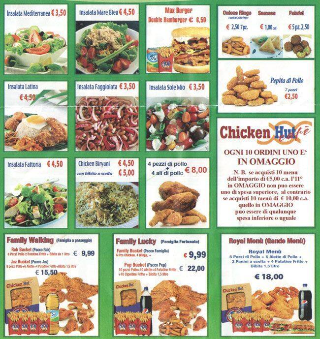 Chicken Hut Menu Menu For Chicken Hut Tiburtina Roma Zomato Italy