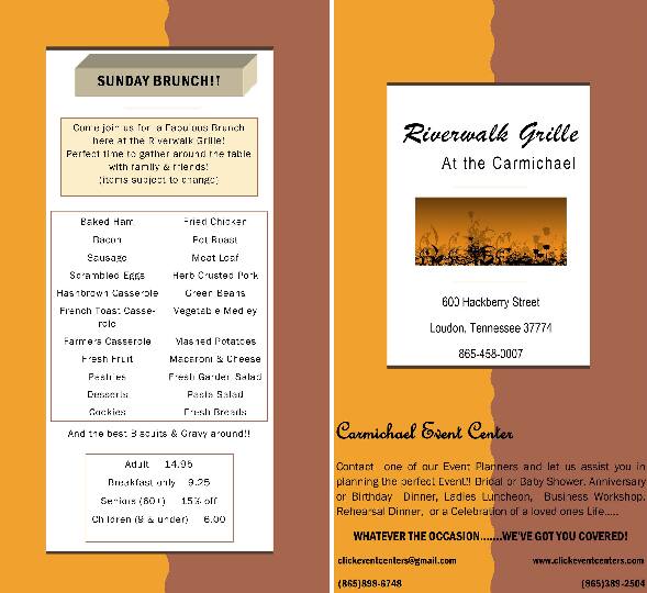 Riverwalk Grille At Carmichael Inn Menu Urbanspoonzomato