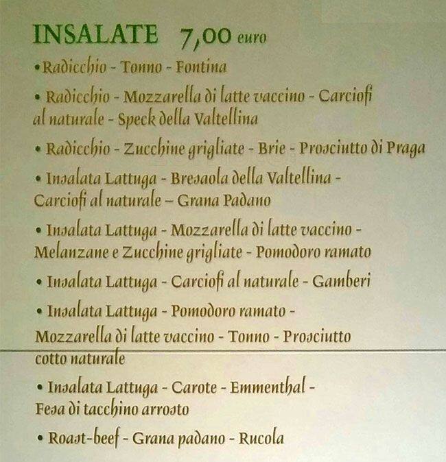 Menu di St.Barth Cafè 