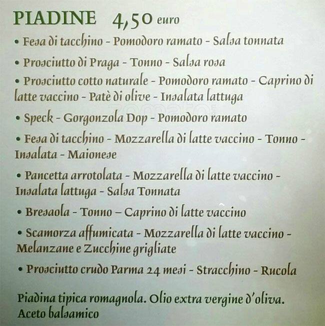 Menu di St.Barth Cafè 