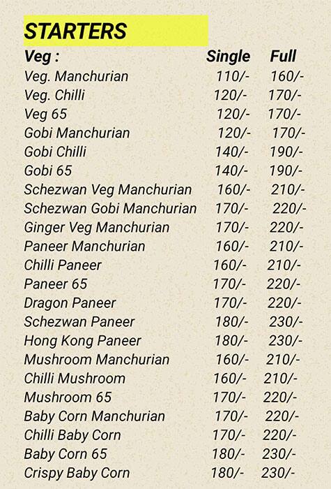 Hyderabadi Spicy Kitchen Menu Menu For Hyderabadi Spicy Kitchen