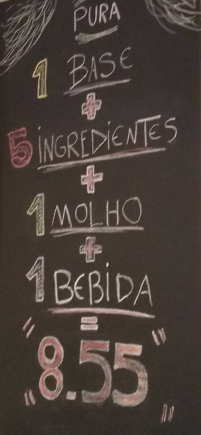 Pura, Senhora da Hora Menu