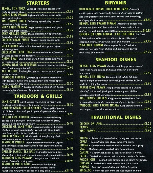 Lime Bar & Restaurant Menu Zomato UK