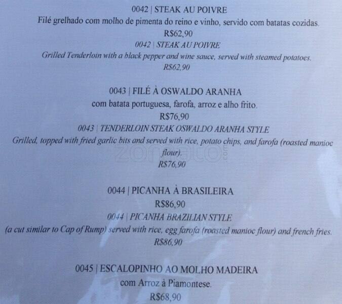 Beto - Bar e Restaurante cardápio