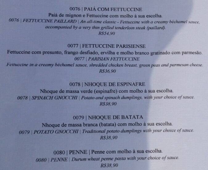 Beto - Bar e Restaurante cardápio