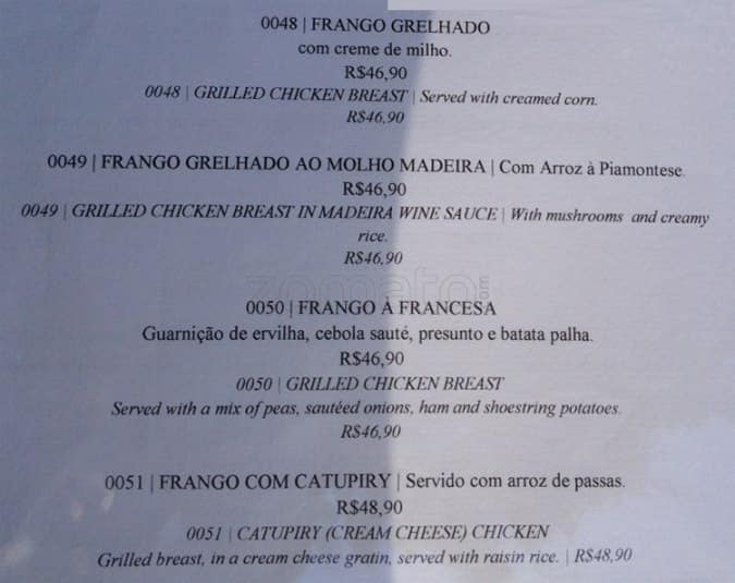 Beto - Bar e Restaurante cardápio