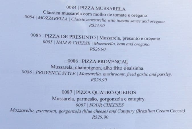 Beto - Bar e Restaurante cardápio