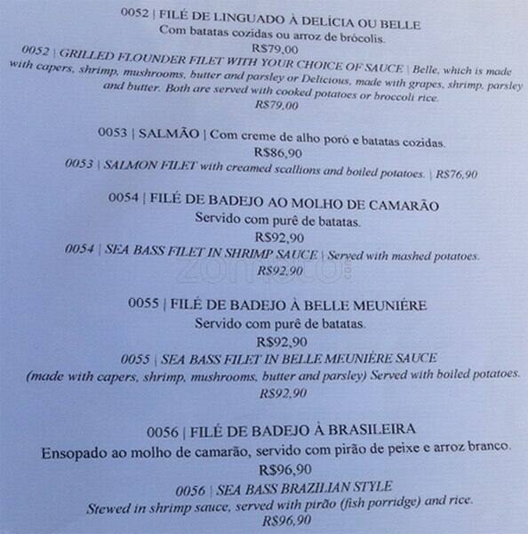 Beto - Bar e Restaurante cardápio