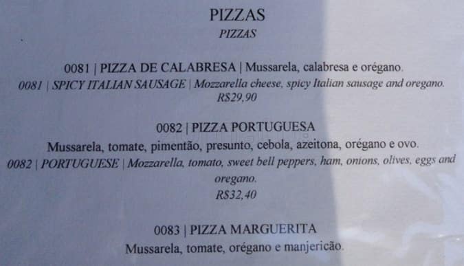 Beto - Bar e Restaurante cardápio