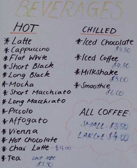 Mimi's Cafe menu