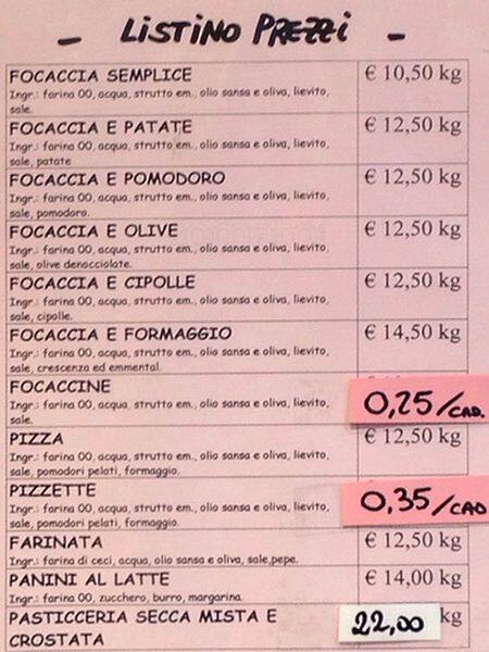 Menu di Pane e... 
