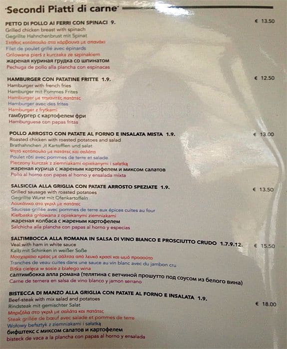 Menu di Bibamus 