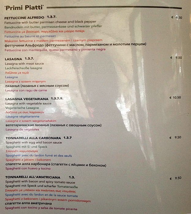Menu di Bibamus 