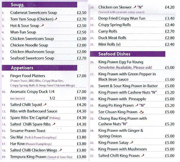 New Hot Pot Menu, Menu for New Hot Pot, Edinburgh Zomato UK