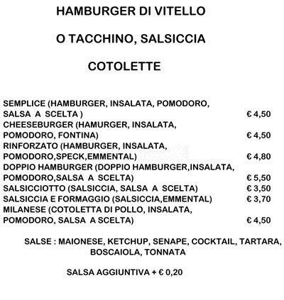 Menu di I Gustosi 