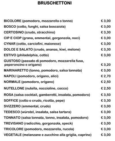Menu di I Gustosi 