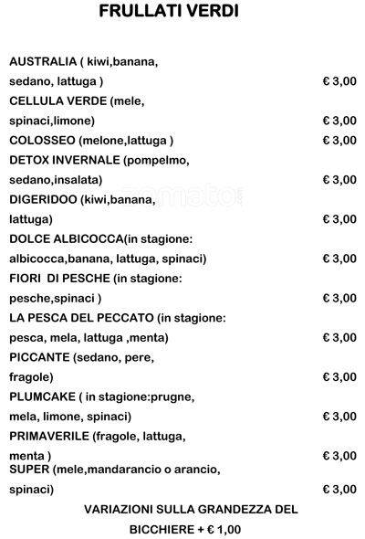 Menu di I Gustosi 
