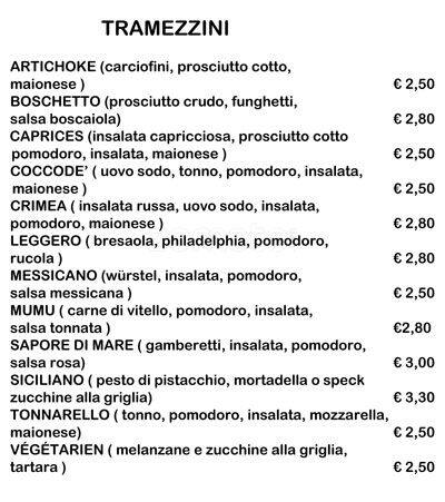 Menu di I Gustosi 