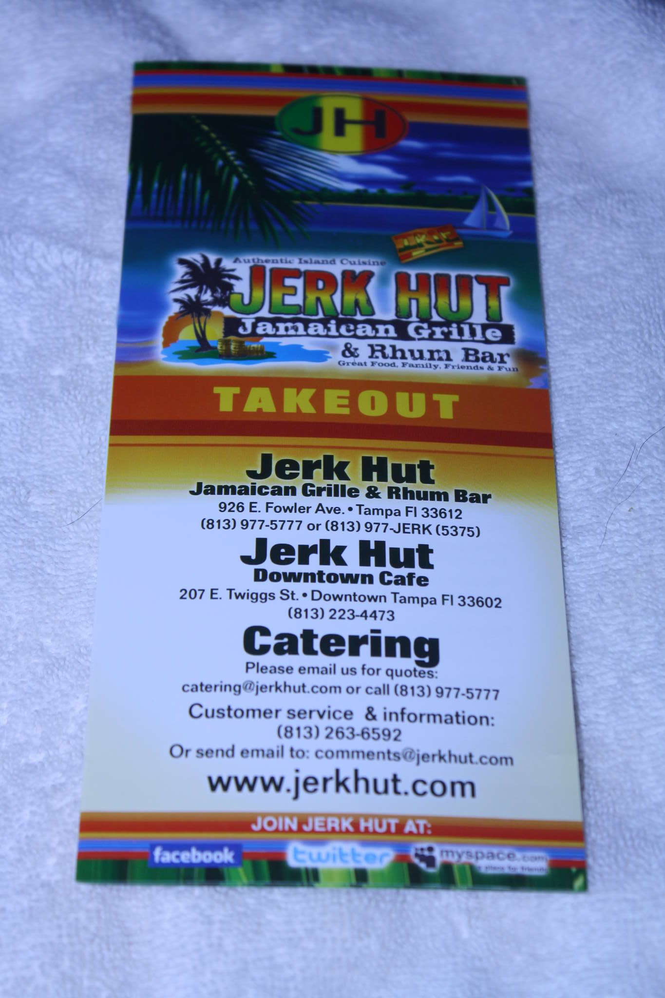 Jerk Hut Menu, Menu for Jerk Hut, University, Tampa Bay - Urbanspoon/Zomato