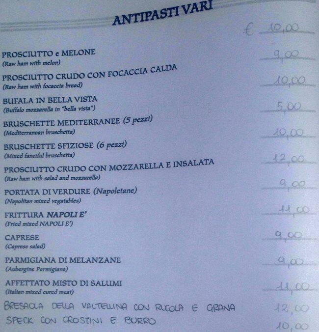 Menu di Pagliuca Ilaria 