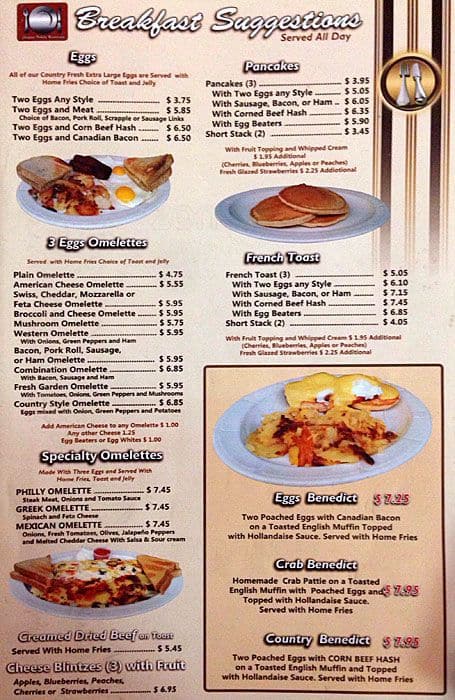 Chalfont Family Restaurant Menu Urbanspoon Zomato Chalfont Family Restaurant Menu