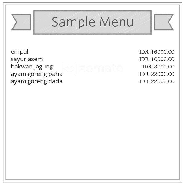 Asean 2 Menu Menu at Ayam Goreng Kampung