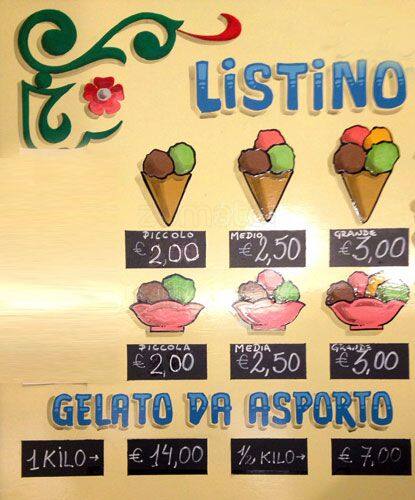Menu di Patagonia 