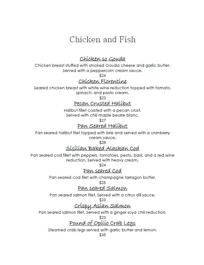 Menu au The Lookout YYC pizzeria, Calgary