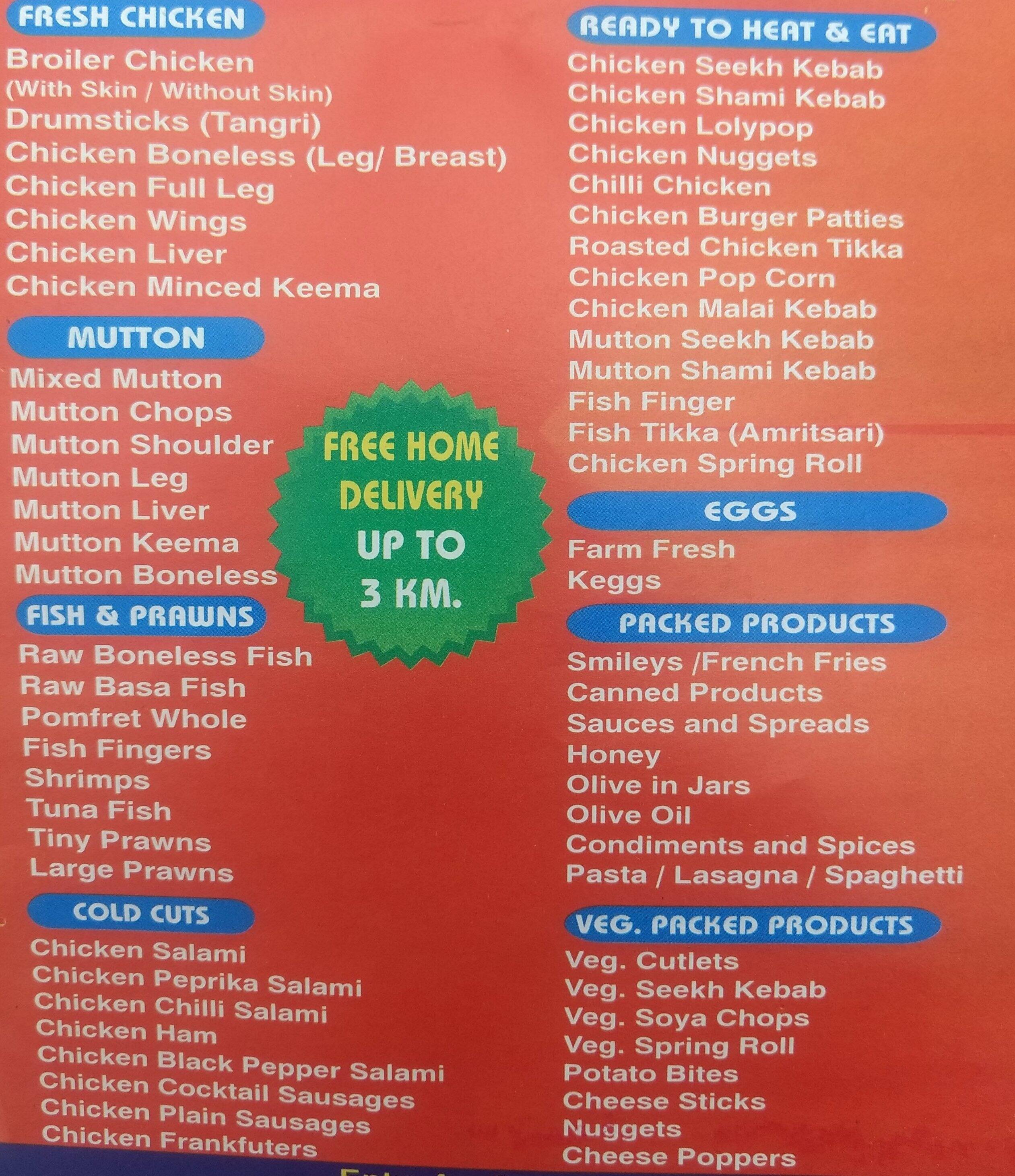 Meats n More Menu, Menu for Meats n More, Sector 42, Faridabad Zomato