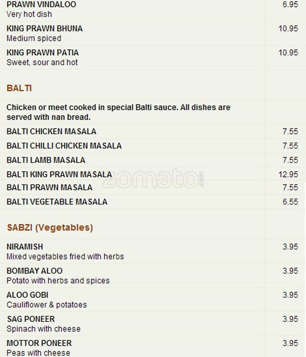 Rajput menu