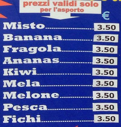 Menu di Auditorium Cafe 