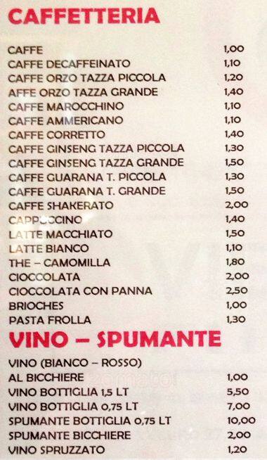 Menu di Golden Bar Brunymax 