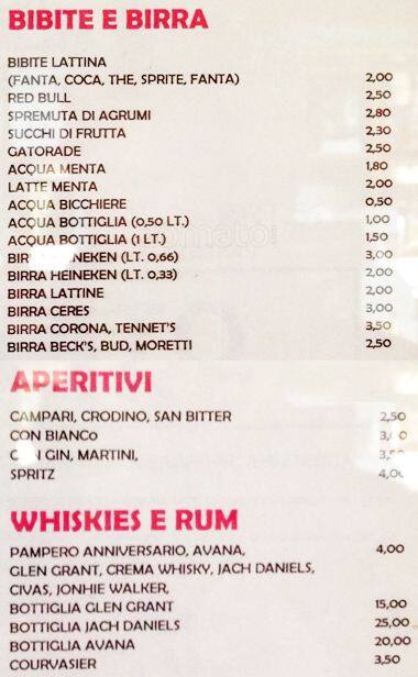 Menu di Golden Bar Brunymax 