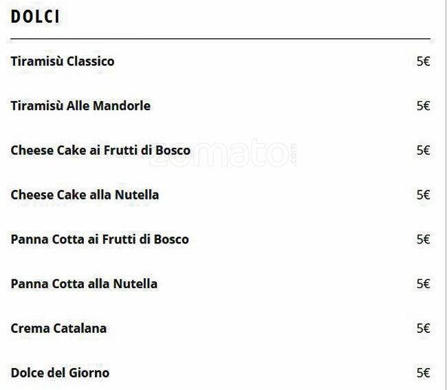 Menu di 692 Osteria & Baretto 