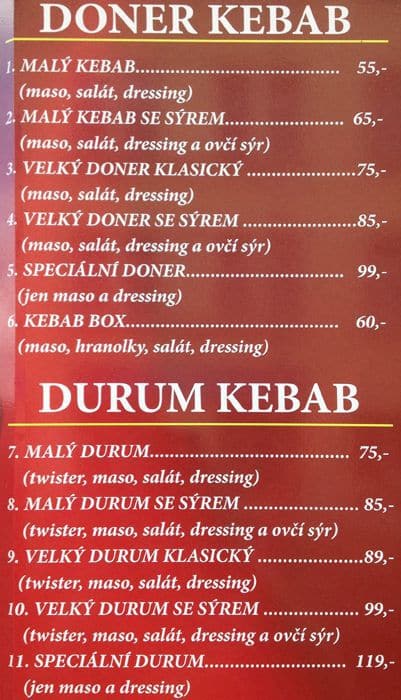 Kebab praha 4