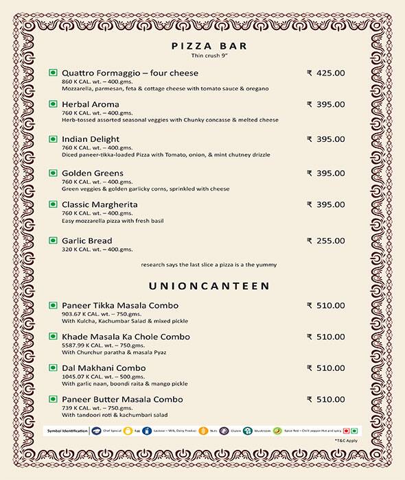 Notomoro menu