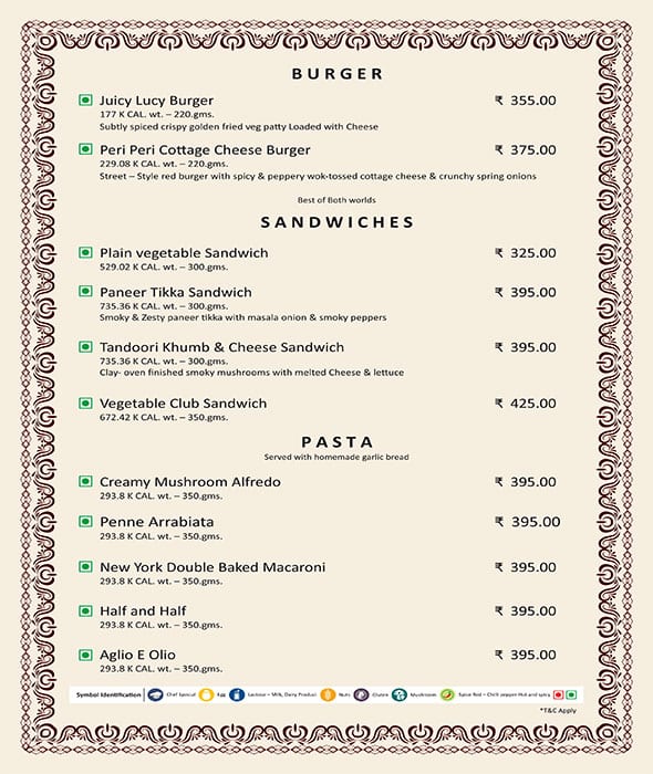 Notomoro menu