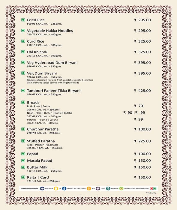 Notomoro menu