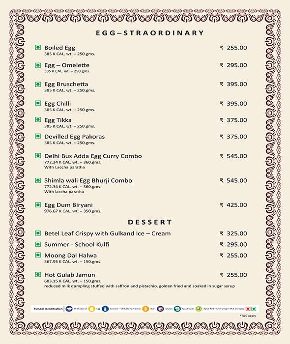 Notomoro menu