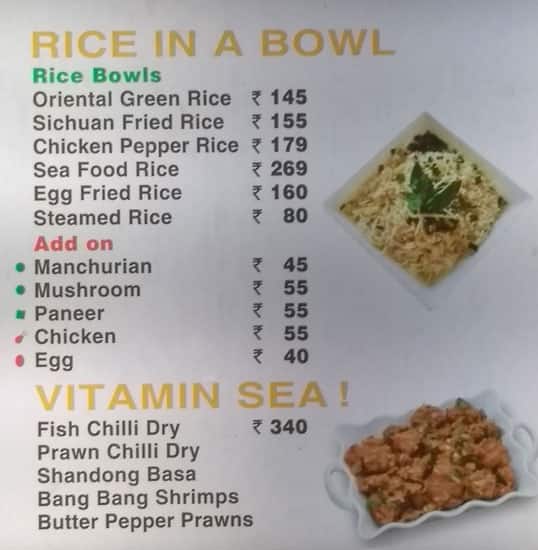 Momoman menu